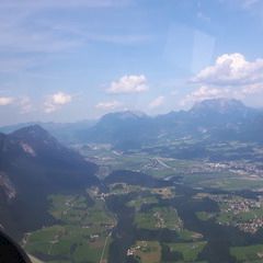 Flugwegposition um 13:41:54: Aufgenommen in der Nähe von Gemeinde Breitenbach am Inn, Österreich in 1601 Meter